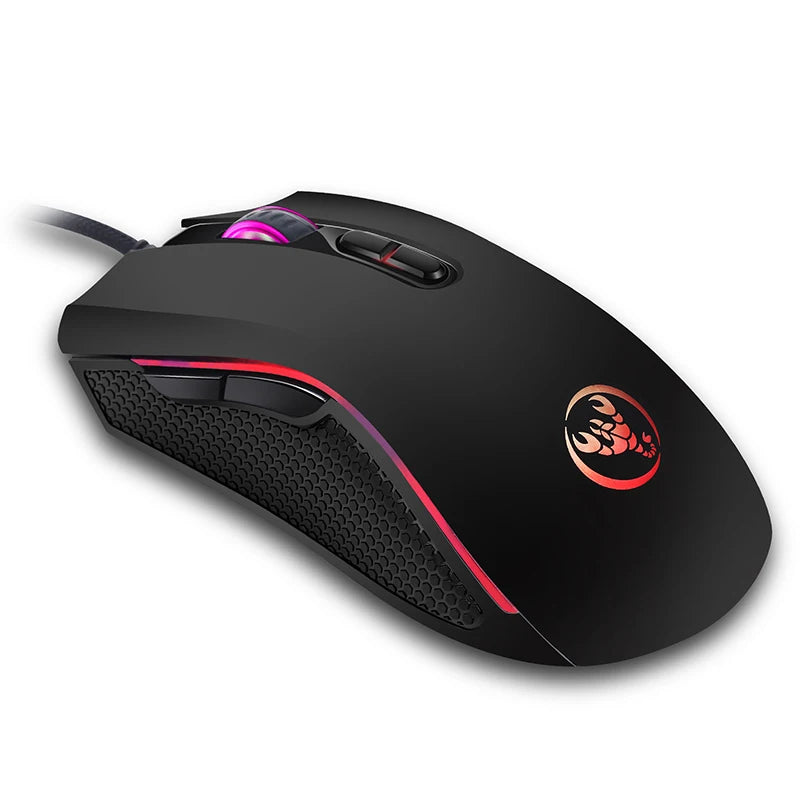 🖱️ Mouse Gamer com Fio – 7 Botões • 3200 DPI • LED Multicor