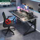 🖥️📚 Mesa Gamer & Estudo – Computador, Escrita e E-Sports | Estação de Trabalho Simples e Funcional