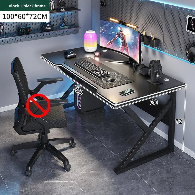 🖥️📚 Mesa Gamer & Estudo – Computador, Escrita e E-Sports | Estação de Trabalho Simples e Funcional