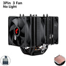 ⚔️ HNHU Dual Tower RGB (Preto/Branco) – Cooler CPU 6 Heatpipes Ultra Silencioso | Intel & AMD