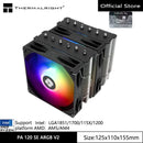 Thermalright Peerless Assassin 120 SE V2 Radiador de resfriamento de ar para caixa de computador, suporte LGA1851/1700/AM5/AM4 com ventilador 120x120x28mm