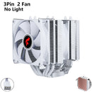 ⚔️ HNHU Dual Tower RGB (Preto/Branco) – Cooler CPU 6 Heatpipes Ultra Silencioso | Intel & AMD