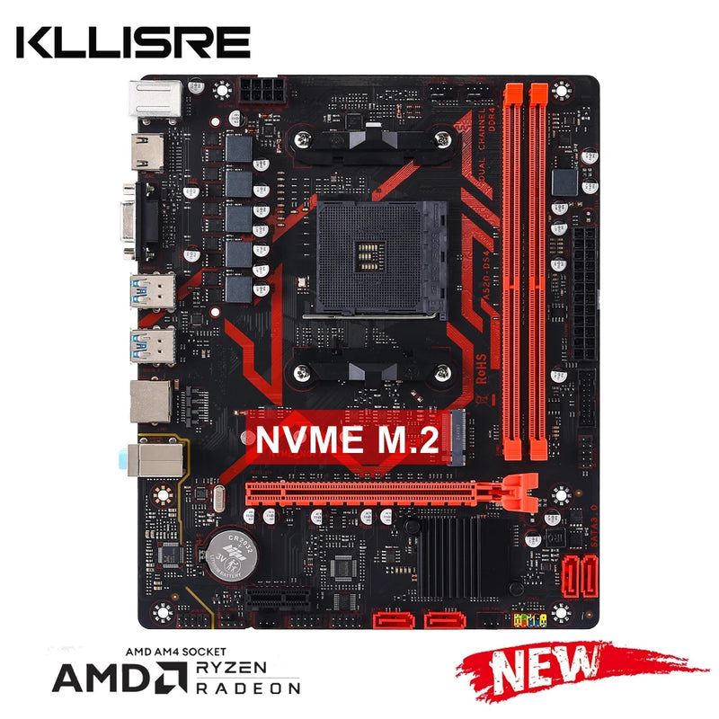🧩 Kit Kllisre A520 + AMD Ryzen 5 3600 + 16GB DDR4 3200MHz