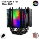 ⚔️ HNHU Dual Tower RGB (Preto/Branco) – Cooler CPU 6 Heatpipes Ultra Silencioso | Intel & AMD