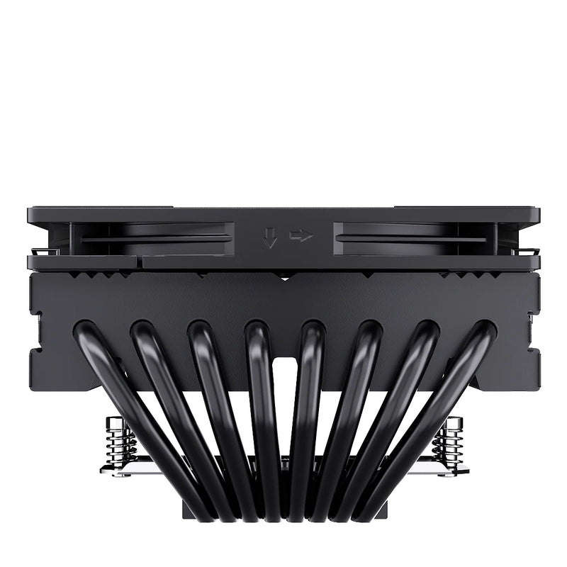 Refrigerador de CPU TEUCER UT-75, 8 tubos de calor Tiny Titan, com ventilador silencioso PWM 800-2400RPM para AM4/AM5/ e LGA 1700/115X/1200/2011