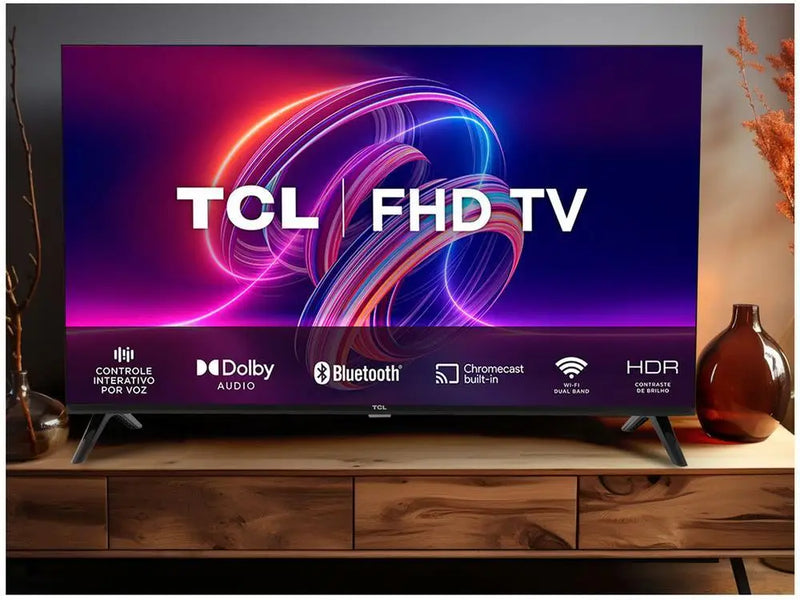 📺 Smart TV TCL 32” Full HD LED 32S5400A – Android TV, Google Assistente, Wi-Fi, HDMI e USB