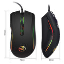 🖱️ Mouse Gamer com Fio – 7 Botões • 3200 DPI • LED Multicor