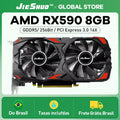 🎮 Placa de Vídeo Jieshuo Original AMD Radeon RX 590 8GB GDDR5 – PCI-E 3.0 x16