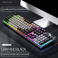 🎮🔥 TECLADO GAMER HARDCORE 104 TECLAS • RGB RAINBOW EXPLOSIVO • FEEL MECÂNICO • E-SPORTS DE ALTA PERFORMANCE
