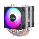 Ventilador cooler eficiente para cpu, 90mm, 4 pinos/pwm, pc, tipo torre, radiador, 2/4/6, instalação de tubo de calor lga2011 x79 x99 115x1200 1700 amd am3 am4
