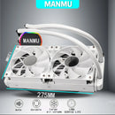 ❄️ Manmu – Water Cooler 240mm RGB para CPU com Ventoinhas PWM (4 pinos)
