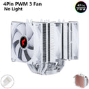 ⚔️ HNHU Dual Tower RGB (Preto/Branco) – Cooler CPU 6 Heatpipes Ultra Silencioso | Intel & AMD