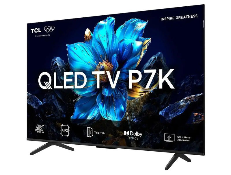 📺 Smart TV TCL 55" 4K UHD QLED 55P7K – Google TV, AiPQ, Dolby Vision, HDMI, USB