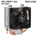 Ventilador cooler eficiente para cpu, 90mm, 4 pinos/pwm, pc, tipo torre, radiador, 2/4/6, instalação de tubo de calor lga2011 x79 x99 115x1200 1700 amd am3 am4