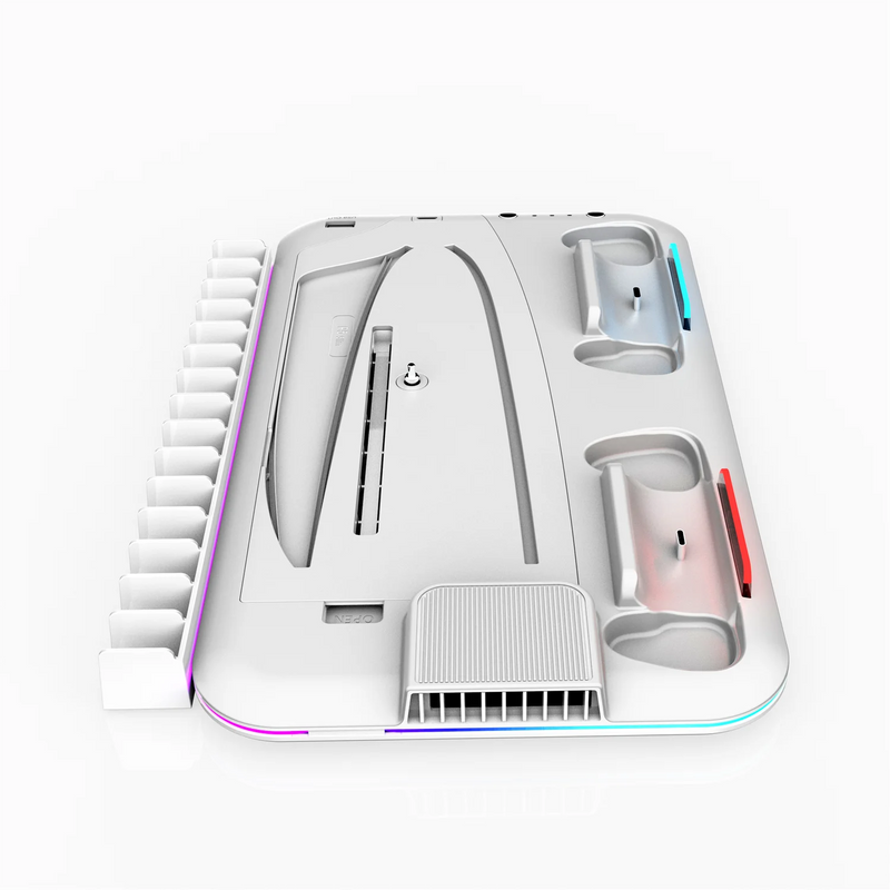 ❄️🎮 Estação de Resfriamento Turbo para PS5 + Dock de Carregamento de Controles + RGB