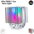 ⚔️ HNHU Dual Tower RGB (Preto/Branco) – Cooler CPU 6 Heatpipes Ultra Silencioso | Intel & AMD