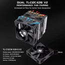 Thermalright Peerless Assassin 120 SE V2 Radiador de resfriamento de ar para caixa de computador, suporte LGA1851/1700/AM5/AM4 com ventilador 120x120x28mm