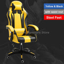 🎮🔥 Cadeira Gamer Reclinável com Encosto de Cabeça e Apoio Lombar – Altura Ajustável, Confortável, Escritório & Setup Gamer