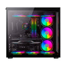 🖥️✨ Gabinete Gamer Gamemax Lucent Black – ATX com Vidro Temperado + 3 Fans RGB