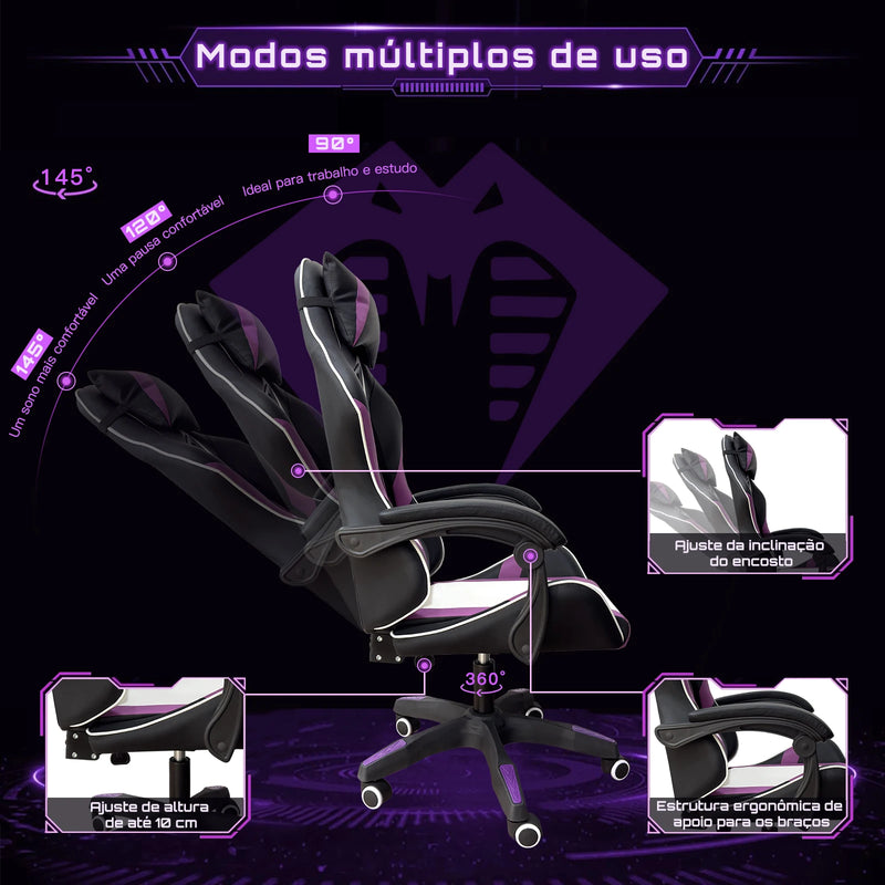🐍 Cadeira Gamer Ergonômica Profissional Python Fly – Edição 2025