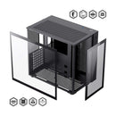 🖥️✨ Gabinete Gamer Gamemax Lucent Black – ATX com Vidro Temperado + 3 Fans RGB