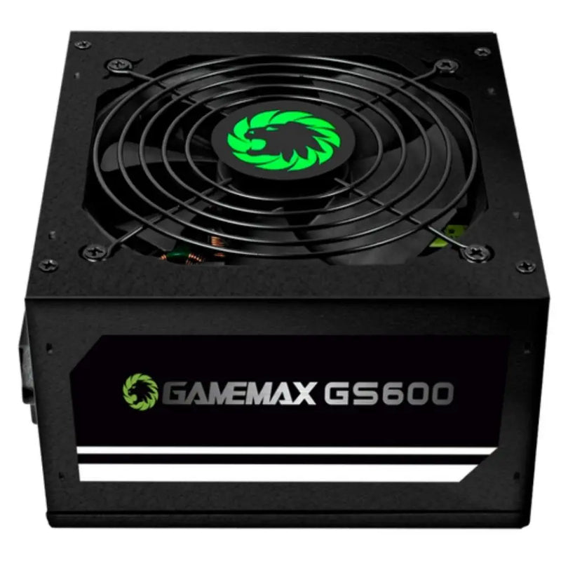 🔌⚡ Fonte ATX Gamer 600W Gamemax GS600 – 80 Plus Black & PFC Ativo