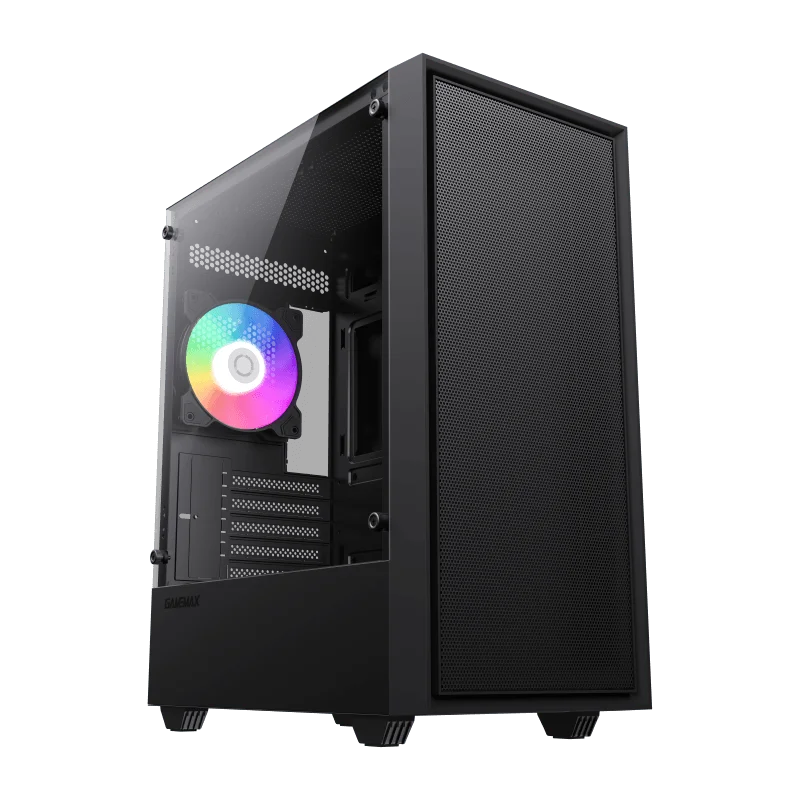 🌀💻 Gabinete Gamer Gamemax Storm BK — M-ATX | Vidro Temperado | 1 Fan Incluso