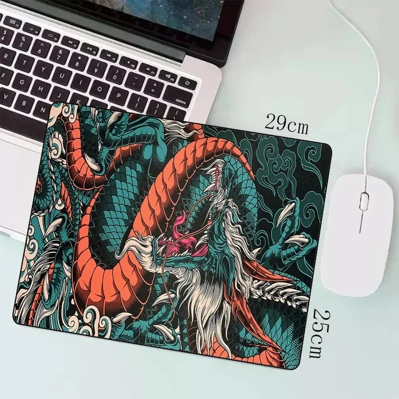 🐉 Mousepad Gamer XXL Dragão Japonês – 900x400 / 700x300 | Alta Performance + Tema Anime