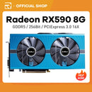 🎮 Placa de Vídeo Jieshuo Original AMD Radeon RX 590 8GB GDDR5 – PCI-E 3.0 x16