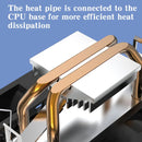 Refrigerador de ar da cpu x79 x99 3pin pwm 4pin silencioso ventilador de refrigeração do processador para intel lga 1151 1155 1200 1700 2011 amd am3 am4 pc radiador