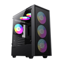 🌀💻 Gabinete Gamer Gamemax Storm BK — M-ATX | Vidro Temperado | 1 Fan Incluso