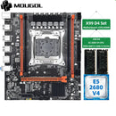🧩 Kit Placa-Mãe X99 MOUGOL + Intel Xeon E5-2680 v4 + 16GB DDR4 (2×8GB) – M.2 NVMe