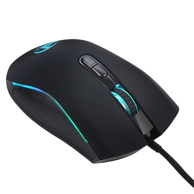 🖱️ Mouse Gamer com Fio – 7 Botões • 3200 DPI • LED Multicor