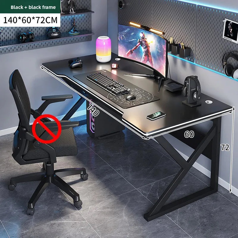 🖥️📚 Mesa Gamer & Estudo – Computador, Escrita e E-Sports | Estação de Trabalho Simples e Funcional